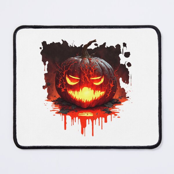 Item preview, Inferno Pumpkin – Fiery Halloween Sticker designed and sold by Fashionpopss.