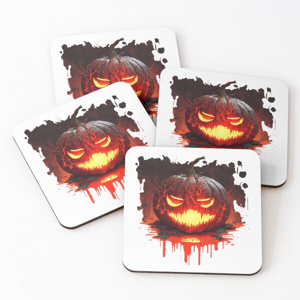 Item preview, Inferno Pumpkin – Fiery Halloween Sticker designed and sold by Fashionpopss.
