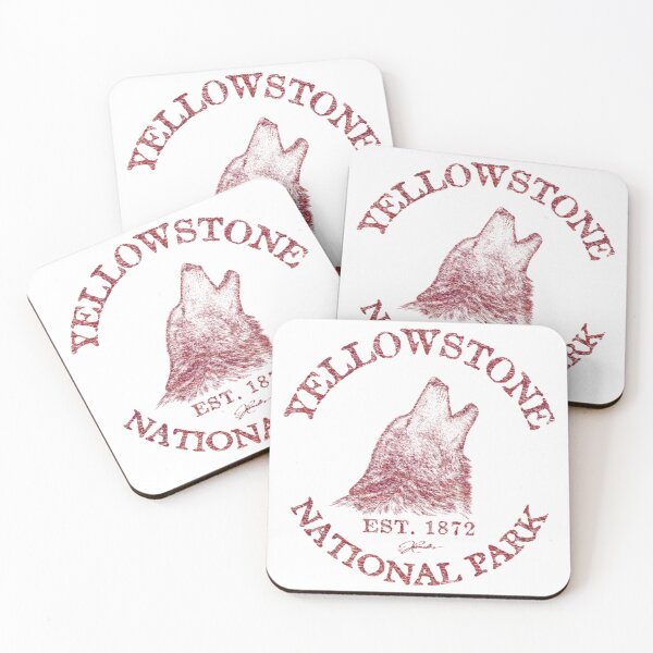 Item preview, JCombs Yellowstone National Park Howling Wolf designed and sold by aggvinquoterl.