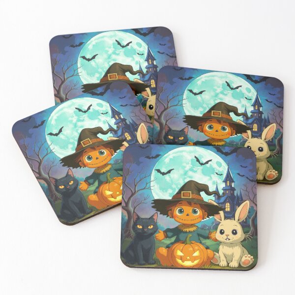 Item preview, 4 friends on Halloween evening designed and sold by thirtyonestars.