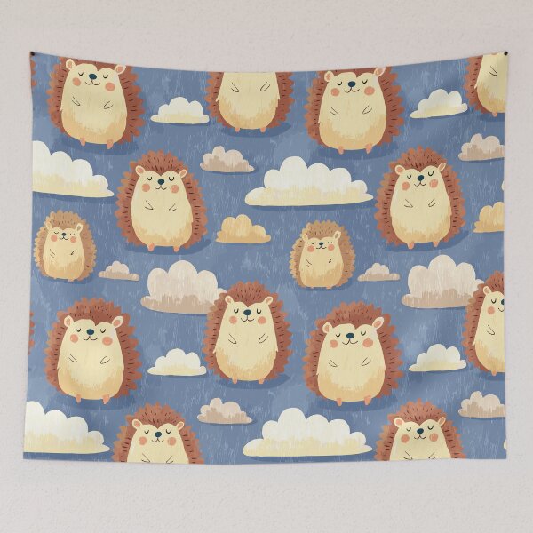 Item preview, Whimsical Hedgehog Pattern designed and sold by bapupa.
