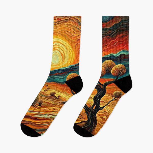 Item preview, Sunset over Desert Landscape 3 designed and sold by George Hutton Hunter.