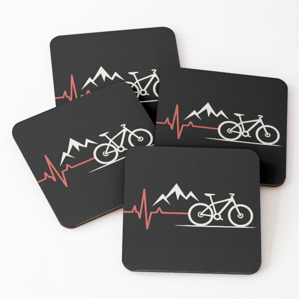 Artikelvorschau, Trail Pulse MTB EKG Radsport Design entworfen und verkauft von Qbi Cycle & Co. – Cycling Apparel & Accessories.