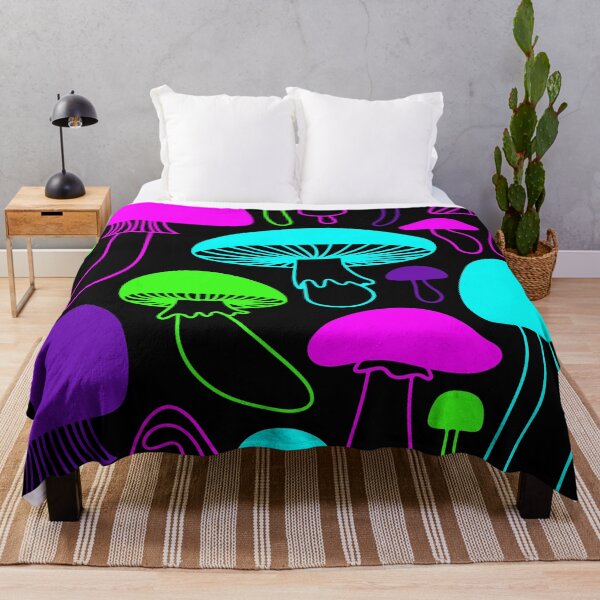 Item preview, Cyberpunk Neon Mushroom T-Shirt – Futuristic Glow Graphic Tee designed and sold by Grxcreation.