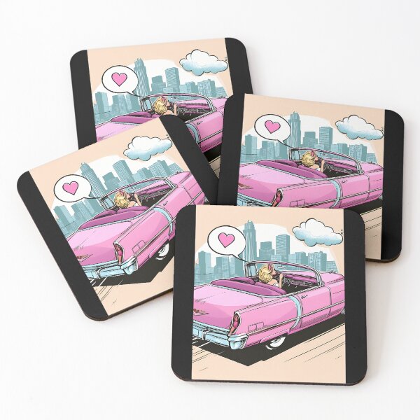 Item preview, A Woman Enjoys A Pink Cadillac designed and sold by RuthHammer.