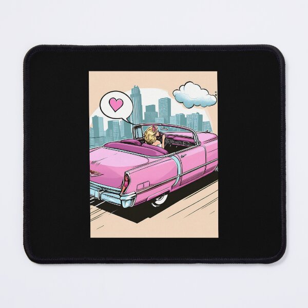 Item preview, A Woman Enjoys A Pink Cadillac designed and sold by RuthHammer.