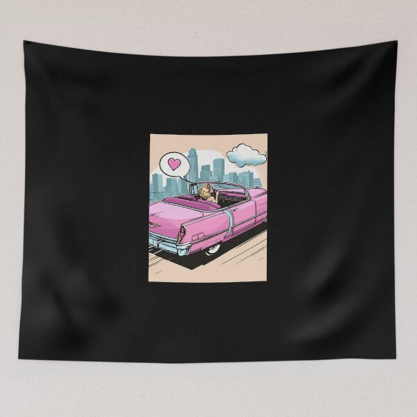 Item preview, A Woman Enjoys A Pink Cadillac designed and sold by RuthHammer.