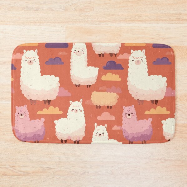Item preview, Cute Llama Pattern designed and sold by bapupa.