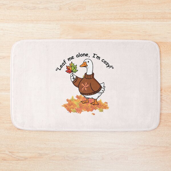 Item preview, Cosy era funny goose in sweater autumn leaves designed and sold by ClickATee Store .
