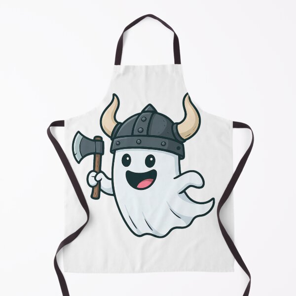 Item preview, Viking Ghost with Axe Cartoon designed and sold by NorseDrip.