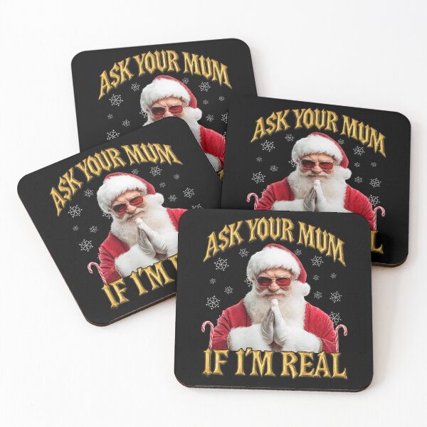 Item preview, Ask Your Mum If I'm Real Funny Rude Christmas Party designed and sold by RockFireMerch.