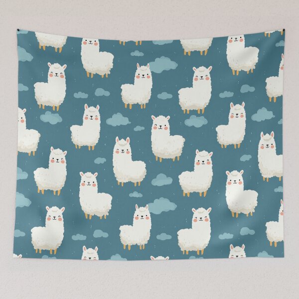 Item preview, Whimsical Llama Pattern designed and sold by bapupa.