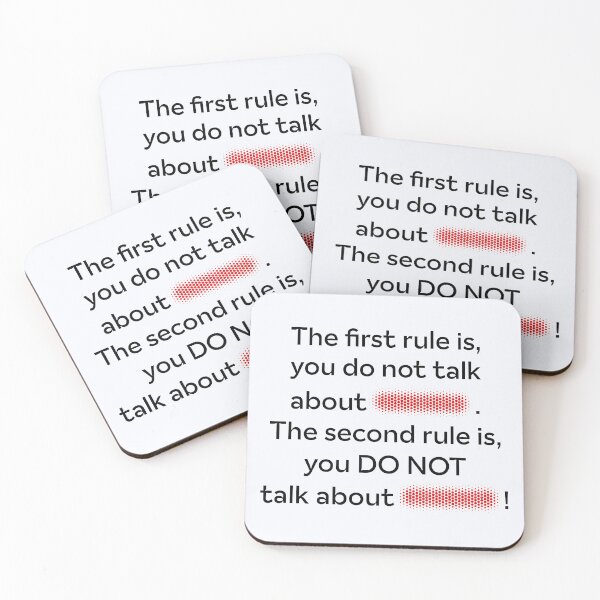 Item preview, Tthe first rule is, you do not talk about [xyz], the second rule is, you DO NOT talk about [xyz] designed and sold by PariSeine.