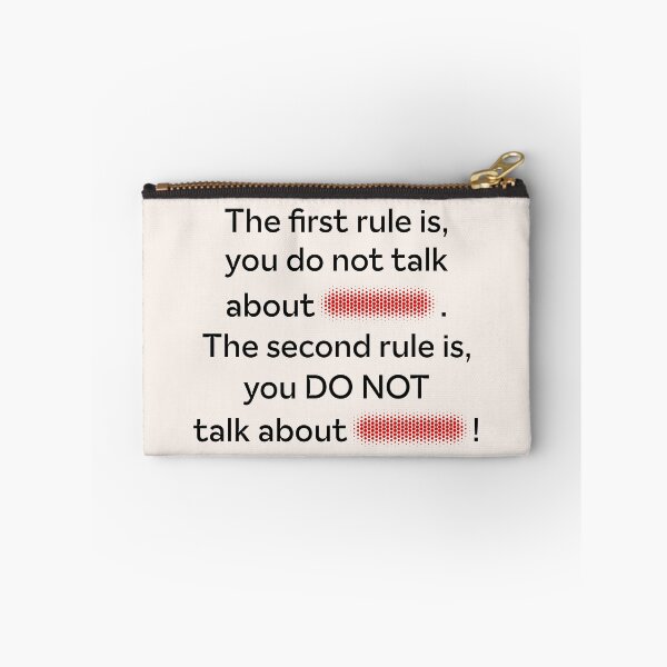 Item preview, Tthe first rule is, you do not talk about [xyz], the second rule is, you DO NOT talk about [xyz] designed and sold by PariSeine.