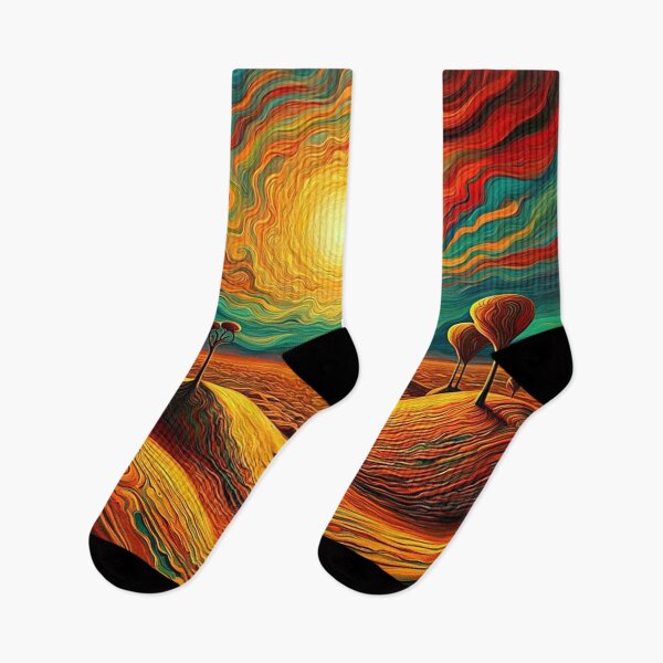 Item preview, Sunset over Desert Landscape 4 designed and sold by George Hutton Hunter.