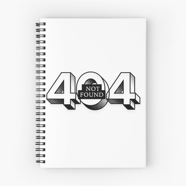Aperçu de l'œuvre 404 introuvable – Design informatique minimaliste noir créée et vendue par ChainLogic.