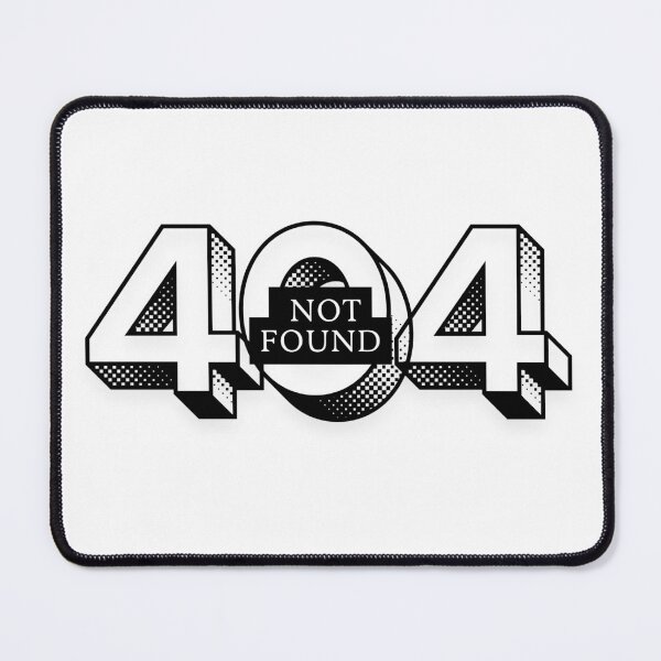 Item preview, 404 Not Found – Black Minimalist IT Design designed and sold by ChainLogic.