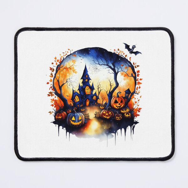 Item preview, Twilight Haunt – Glowing Halloween House Sticker designed and sold by Fashionpopss.
