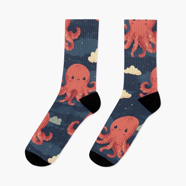 Item preview, Cute Ocean Octopus Pattern designed and sold by bapupa.
