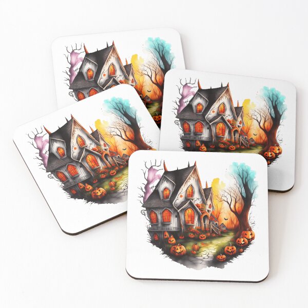 Item preview, Lantern Lair – Haunted House Halloween Sticker designed and sold by Fashionpopss.