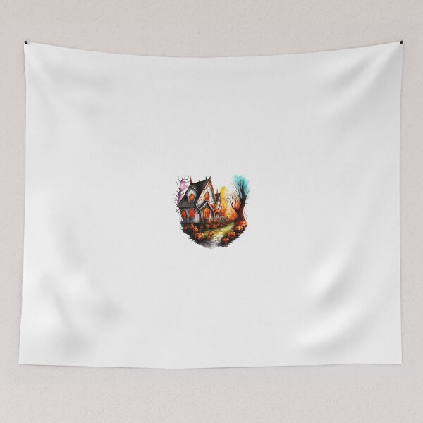 Item preview, Lantern Lair – Haunted House Halloween Sticker designed and sold by Fashionpopss.