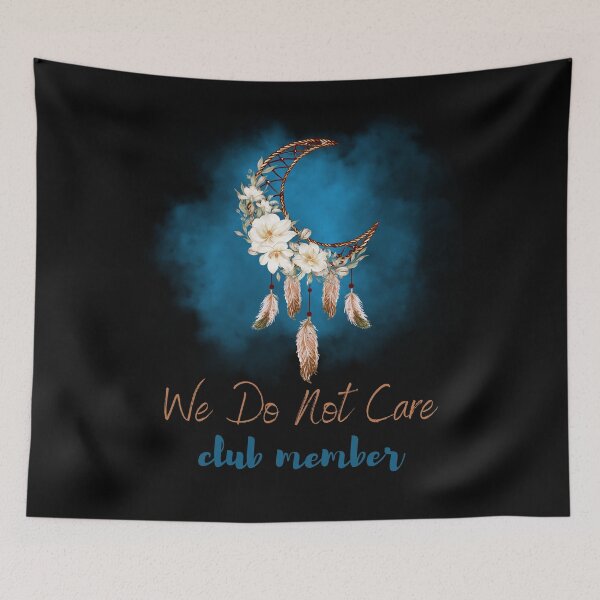 Item preview, Funny Boho Floral We Do Not Care Club Menopause Sarcastic Adult Humor designed and sold by Zayavca.
