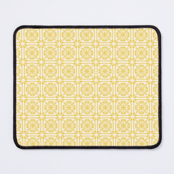 Item preview, Nouveau Spanish Tile Pattern in Yellow and Cream designed and sold by kierkegaard.