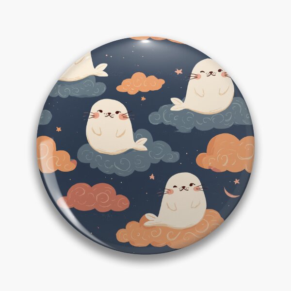 Item preview, Whimsical Seal Pattern designed and sold by bapupa.