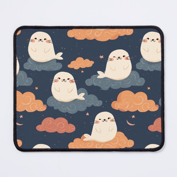 Item preview, Whimsical Seal Pattern designed and sold by bapupa.