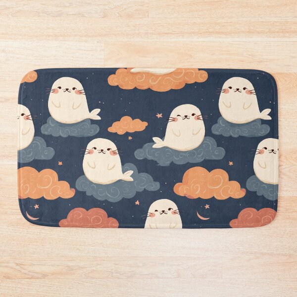 Item preview, Whimsical Seal Pattern designed and sold by bapupa.
