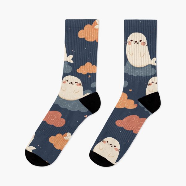 Item preview, Whimsical Seal Pattern designed and sold by bapupa.