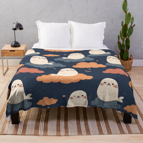 Item preview, Whimsical Seal Pattern designed and sold by bapupa.