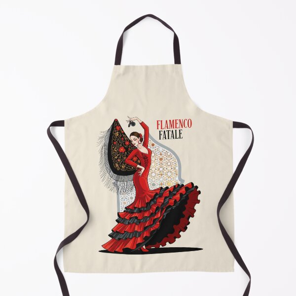 Aperçu de l'œuvre Après Erté - FLAMENCO FATALE créée et vendue par elektronen.