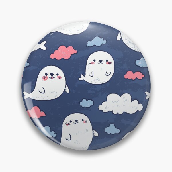 Item preview, Cute Marine Seal Pattern designed and sold by bapupa.