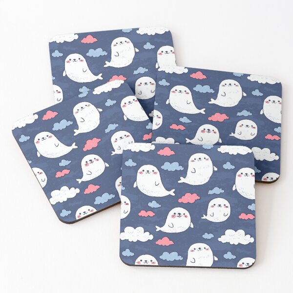 Item preview, Cute Marine Seal Pattern designed and sold by bapupa.