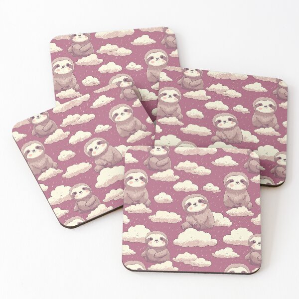Item preview, Cute Sloth Pattern designed and sold by bapupa.