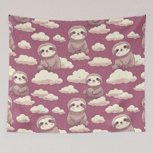 Item preview, Cute Sloth Pattern designed and sold by bapupa.