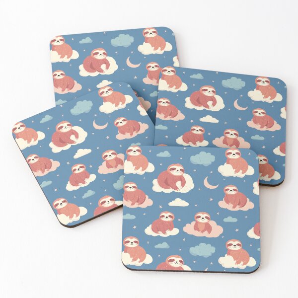 Item preview, Whimsical Sloth Pattern designed and sold by bapupa.