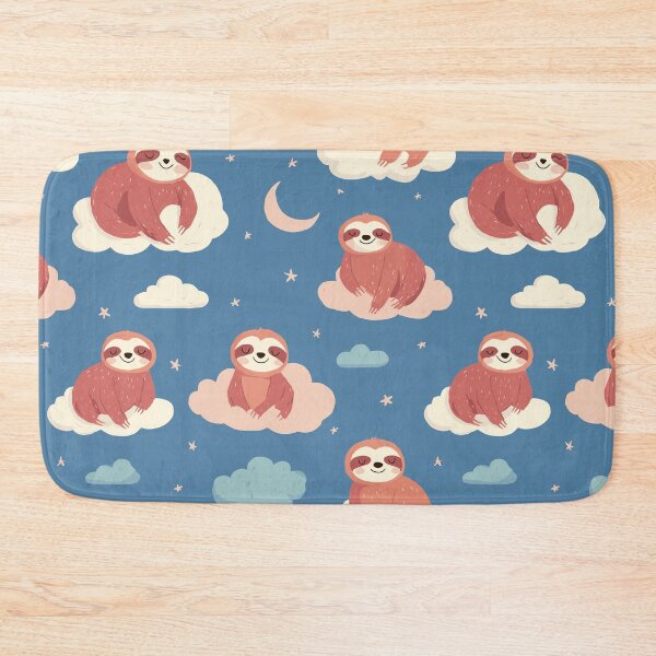 Item preview, Whimsical Sloth Pattern designed and sold by bapupa.
