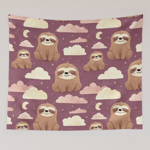 Item preview, Lazy Sloth Pattern designed and sold by bapupa.