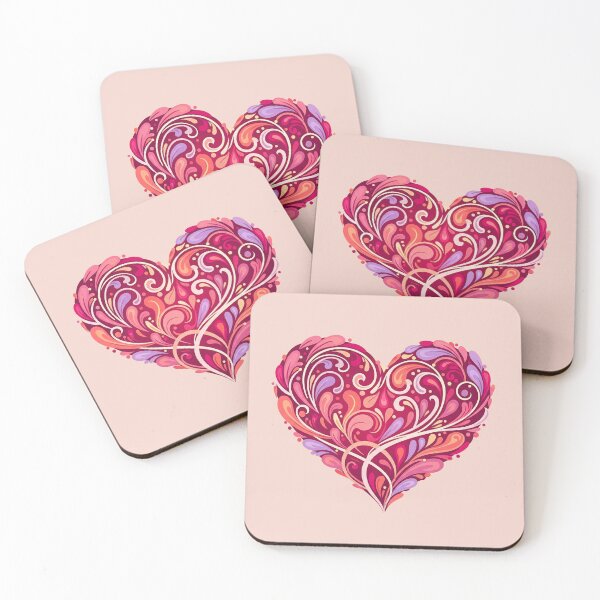 Item preview, Intricate Floral Heart designed and sold by Owcomm.