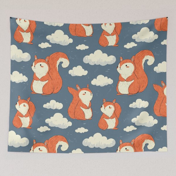 Item preview, Charming Squirrel Pattern designed and sold by bapupa.