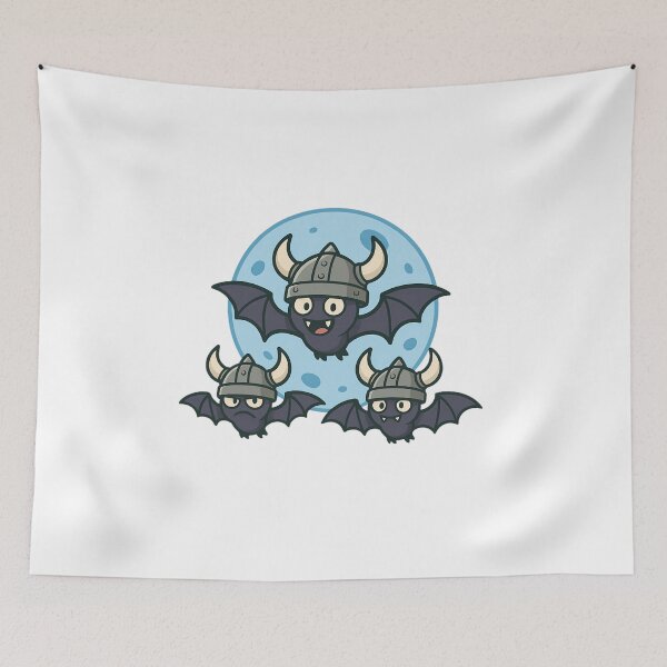 Item preview, Viking Bats and Blue Moon designed and sold by NorseDrip.