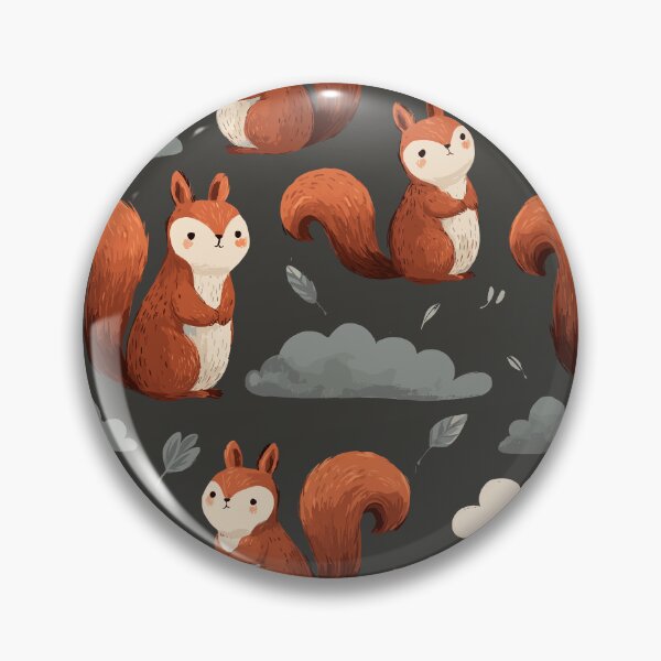 Item preview, Woodland Squirrel Pattern designed and sold by bapupa.