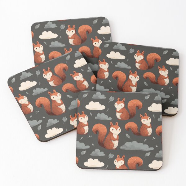 Item preview, Woodland Squirrel Pattern designed and sold by bapupa.