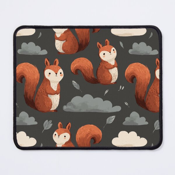 Item preview, Woodland Squirrel Pattern designed and sold by bapupa.
