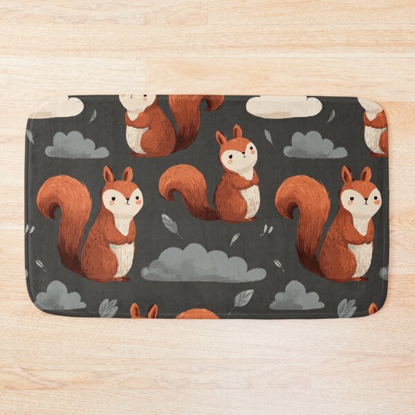 Item preview, Woodland Squirrel Pattern designed and sold by bapupa.