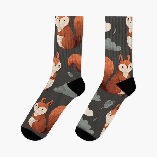 Item preview, Woodland Squirrel Pattern designed and sold by bapupa.