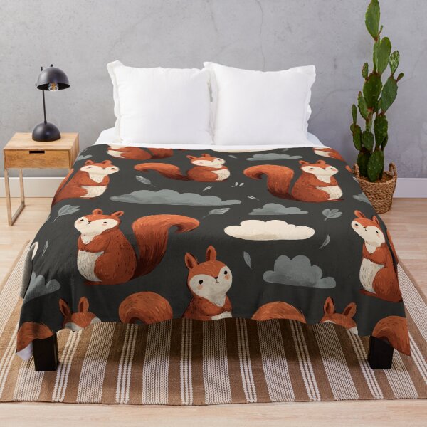 Item preview, Woodland Squirrel Pattern designed and sold by bapupa.