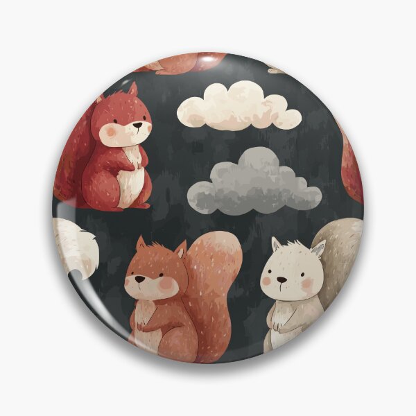 Item preview, Cute Squirrel Pattern designed and sold by bapupa.